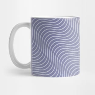 grey gradient wave pattern Mug